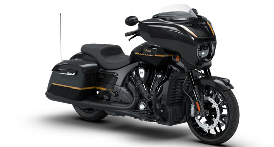 Chieftain Dark Horse - Black Crystal with Black Metallic